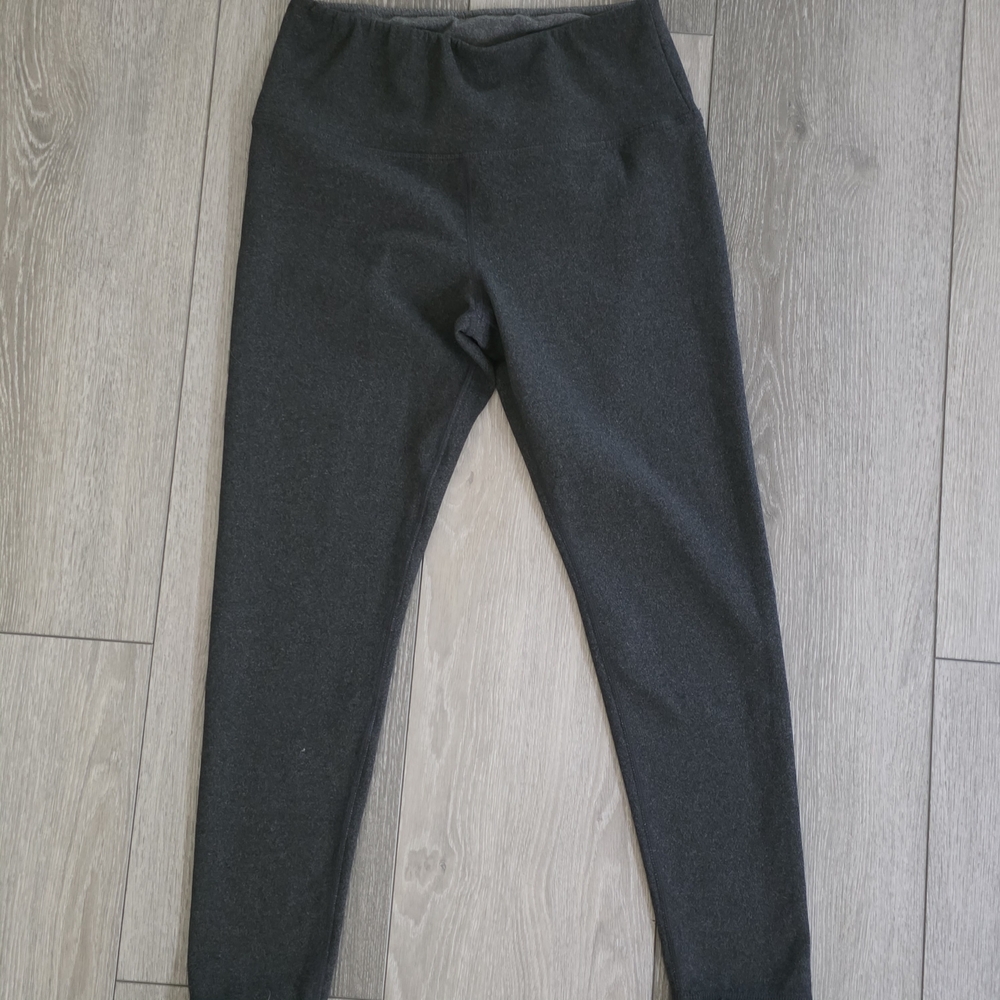 Shosho Gray Leggings Soft Knit Tapered Fit